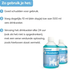 Sanimal Dental Care - Gebitsverzorging - 500 ml
