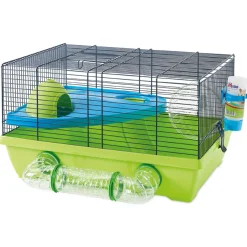 Savic Hamsterkooi Izzy Metro - Dierenverblijf - 50x40x28 cm Lime