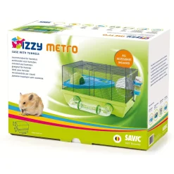 Savic Hamsterkooi Izzy Metro - Dierenverblijf - 50x40x28 cm Lime