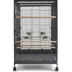 Savic Kleine Dierenkooi Tasmania 120 - Dierenverblijf - 120x65x107 cm Zwart