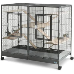 Savic Kleine Dierenkooi Tasmania 120 - Dierenverblijf - 120x65x107 cm Zwart