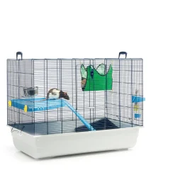 Savic Knaagdierkooi Freddy 2 - Dierenverblijf - 80x50x63 cm Blauw Grijs