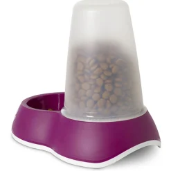 Savic Loop Food Store - Kattenvoerbak - 20.5x13.5x18 cm 0.7 l 135 g Bordeaux Small