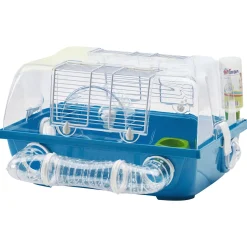 Savic Muis-Dwerghamsterkooi Spelos - Dierenverblijf - 42.5x38x24 cm Blauw