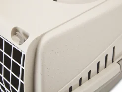 Savic Trotter 1 Happy Planet - Kattenvervoersbox - 49x33 cm Mokka Graniet Grijs