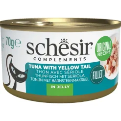 Schesir Blik Gelei - Kattenvoer - Tonijn Geelvintonijn 70 g