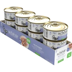 Schesir Blik Gelei - Kattenvoer - Tonijn Zeebaars 70 g