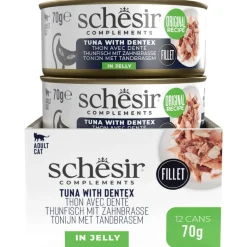 Schesir Blik Gelei - Kattenvoer - Tonijn Tandbrasem 70 g