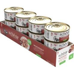 Schesir Blik Gelei - Kattenvoer - Tonijn Rode Mull 70 g