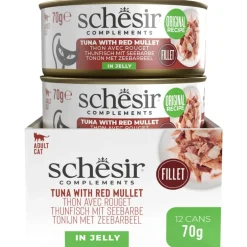 Schesir Blik Gelei - Kattenvoer - Tonijn Rode Mull 70 g