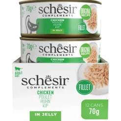 Schesir Blik Gelei - Kattenvoer - Kip 70 g