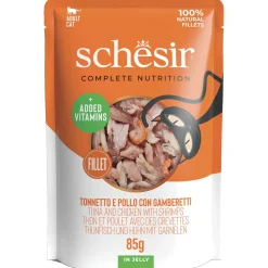 Schesir Cat Maaltijdzakjes Adult In Gelei 85 g - Kattenvoer