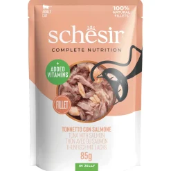 Schesir Cat Maaltijdzakjes Adult In Gelei 85 g - Kattenvoer
