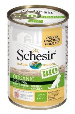Schesir Hond Bio Blik Paté 400 g - Hondenvoer