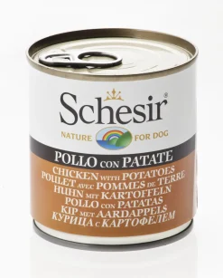 Schesir Hond Blik Gelei 285 g - Hondenvoer