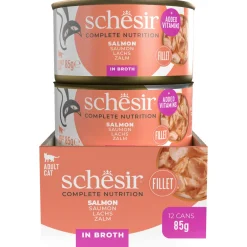 Schesir Kat Blik Gekookte Vis 85 g - Kattenvoer