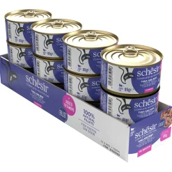 Schesir Kat Blik Gekookte Vis 85 g - Kattenvoer