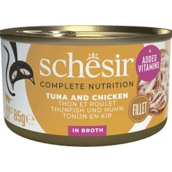 Schesir Kat Blik Gekookte Vis 85 g - Kattenvoer