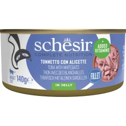 Schesir Kat Blik Gelei 140 g - Kattenvoer