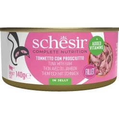 Schesir Kat Blik Gelei 140 g - Kattenvoer