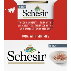 Schesir Kat Blik Gelei Vis 85 g - Kattenvoer