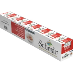 Schesir Kat Blik Gelei Vis 85 g - Kattenvoer