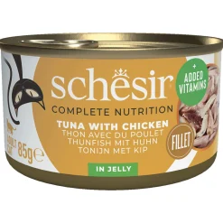 Schesir Kat Blik Gelei Vis 85 g - Kattenvoer