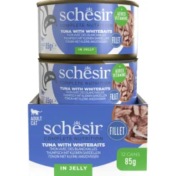 Schesir Kat Blik Gelei Vis 85 g - Kattenvoer