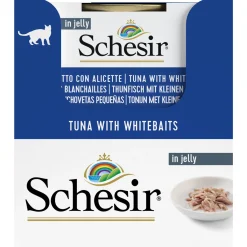 Schesir Kat Blik Gelei Vis 85 g - Kattenvoer