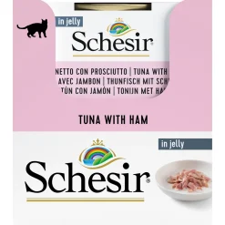 Schesir Kat Blik Gelei Vis 85 g - Kattenvoer