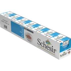 Schesir Kat Blik Gelei Vis 85 g - Kattenvoer