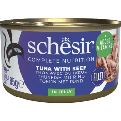Schesir Kat Blik Gelei Vis 85 g - Kattenvoer