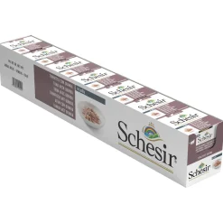 Schesir Kat Blik Gelei Vis 85 g - Kattenvoer