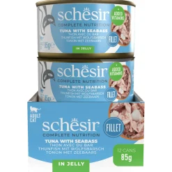 Schesir Kat Blik Ocean - Kattenvoer - Tonijn Zeebaars 85 g