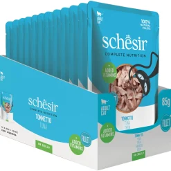 Schesir Maaltijdzakjes In Gelei - Kattenvoer - Tonijn 85 g