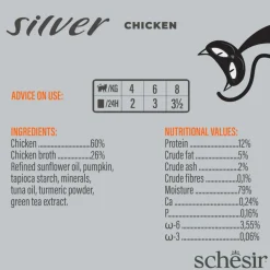 Schesir Silver 70 g - Kattenvoer
