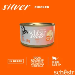 Schesir Silver 70 g - Kattenvoer