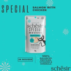 Schesir Special Mouse Skin & Coat - Kattenvoer - 70 g