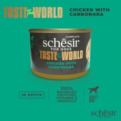 Schesir Taste Of Te World Carbonara - Hondenvoer - Kip 150 g