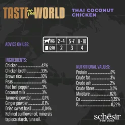 Schesir Taste Of The World Thai Kokosnoot - Hondenvoer - 150 g