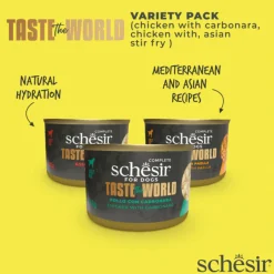 Schesir Taste Of The World Variety Pack - Hondenvoer - 900 g