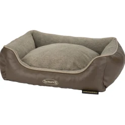 Scruffs Memory Foam Box Bed Chateau Bruin - Hondenmatras