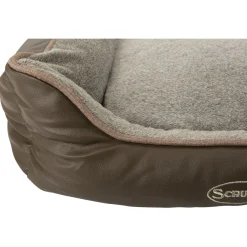 Scruffs Memory Foam Box Bed Chateau Bruin - Hondenmatras