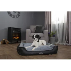 Scruffs Memory Foam Box Bed Chateau Grijs - Hondenmatras