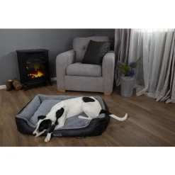 Scruffs Memory Foam Box Bed Chateau Grijs - Hondenmatras