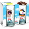 Secret Life Of Pets Glazen Mel En Norbert - Cadeau - 2 stuks