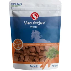 Sectolin Vazuintjes - Voedingssupplement - Wortel 1 kg Geschikt Voor Paarden En Pony's.