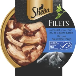 Sheba Filets In Saus 60 g - Kattenvoer