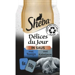 Sheba Mp Delice Du Jour 6x50 g - Kattenvoer