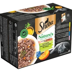 Sheba Natures Collection In Gelei Selectie Maaltijdzakjes - Kattenvoer - Vis 12x85 g
